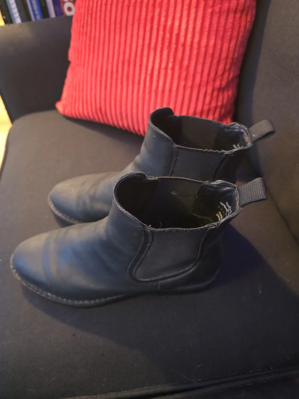 Men's Black Chelsea Work Boots Thursday!Everday Size 7.5